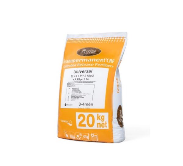 Kompleksväetis Granupermanent CRF Universal 22+5+9+2MgO+1F 3/4 (20 kg)