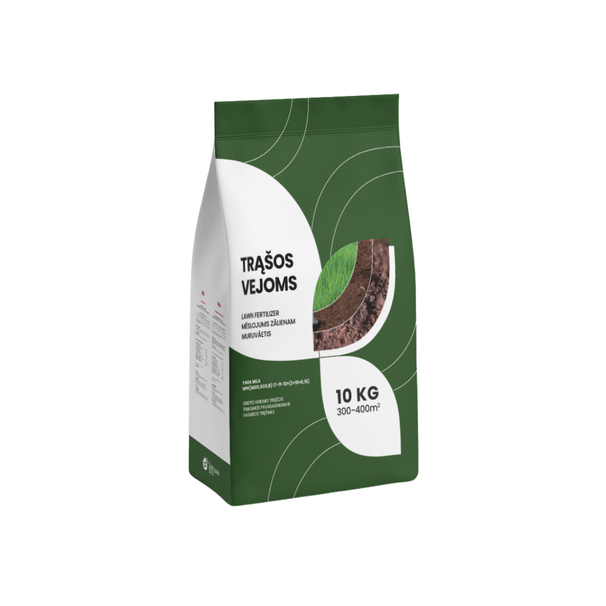 Muruväetis NPK 17-11-12+1,2Mg+4S +0,15 B, 10 kg